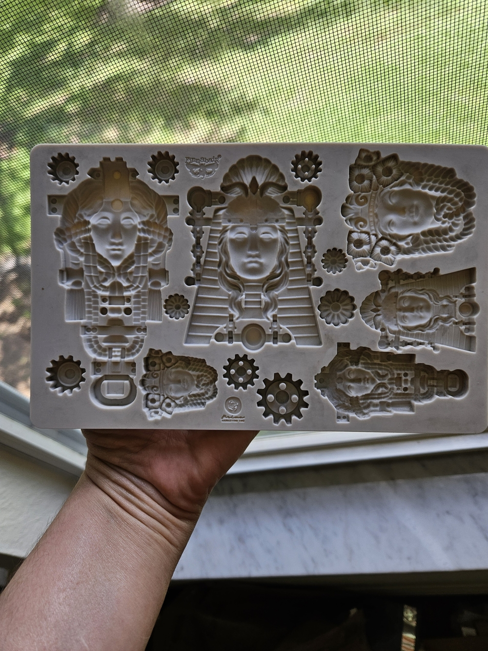 Egyptian Face & Gear Silicone Casting Mold